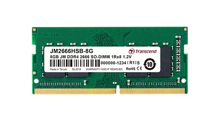 Оперативная память для ноутбука 8GB Transcend JetRam JM2666HSB-8G