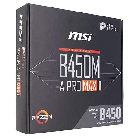 Материнская плата MSI B450M-A PRO MAX II D4