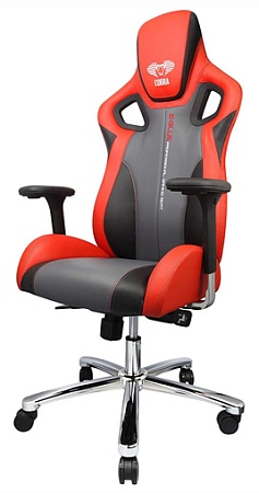 Игровое кресло E-Blue Cobra EEC306REAA-IA RED/BLACK