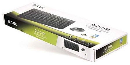 Клавиатура + Мышь USB Delux DLD-3191OGB