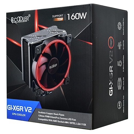 Система охлаждения для процессора PCCooler GI-X6R V2 Система охлаждения для процессора PCCooler GI-X6R V2