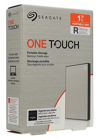 Внешний жесткий диск 1 TB Seagate One Touch STKB1000401