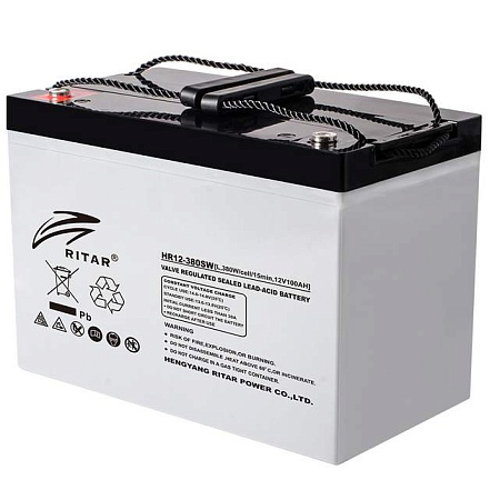 Аккумуляторная батарея Ritar HR12-380SW 12В 100Ач