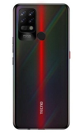 Смартфон Tecno POVA 6/128 (LD7) Dazzle Black