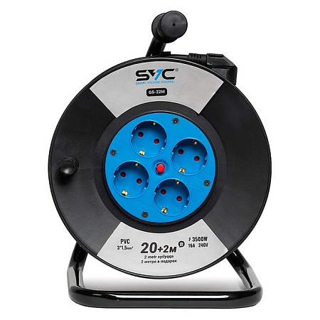 Удлинитель на катушке SVC GS-22M 22м
