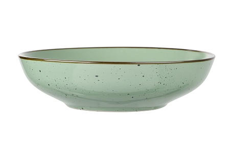 Тарелка суповая Ardesto Bagheria, 20 см, Pastel green, керамика AR2920GGC