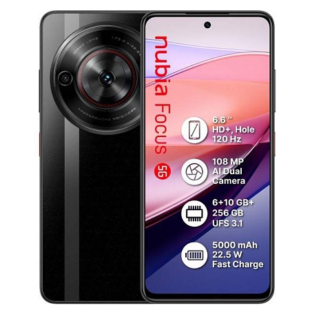 Смартфон ZTE Nubia Focus 5G Black
