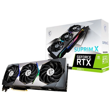 Видеокарта MSI GeForce RTX3080 Ti SUPRIM X 12G, 12G GDDR6X 384bit HDMI 3xDP RTX 3080 Ti SUPRIM X 12G