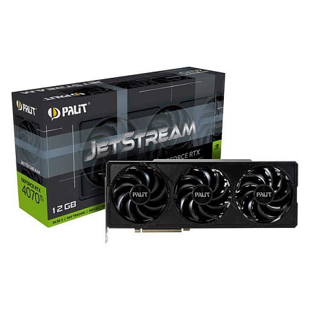 Видеокарта 12GB PALIT RTX4070Ti JETSTREAM NED407T019K9-1043J Видеокарта 12GB PALIT RTX4070Ti JETSTREAM NED407T019K9-1043J