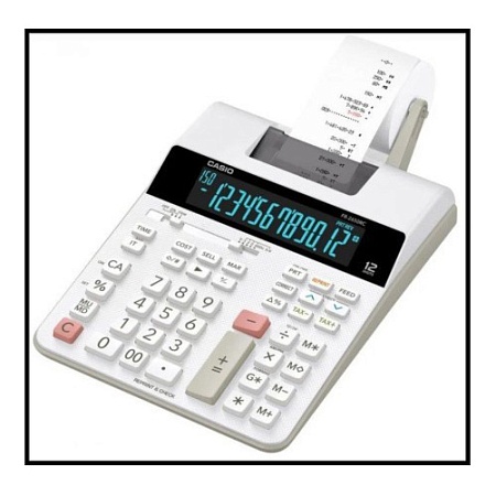 Калькулятор печатающий CASIO FR-2650RC-W-EC