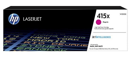 Тонер-картридж HP 415X Magenta LaserJet w2033x Тонер-картридж HP 415X Magenta LaserJet w2033x