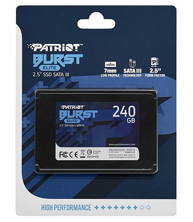SSD накопитель 240 GB Patriot Burst Elite PBE240GS25SSDR