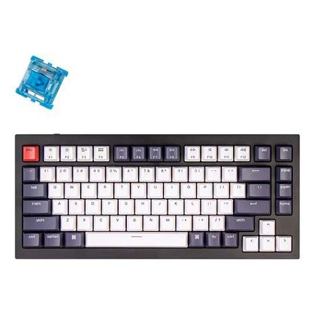 Клавиатура Keychron Q1-M3 Black Knob Brown Switch RGB Hot-Swap Gateron G pro
