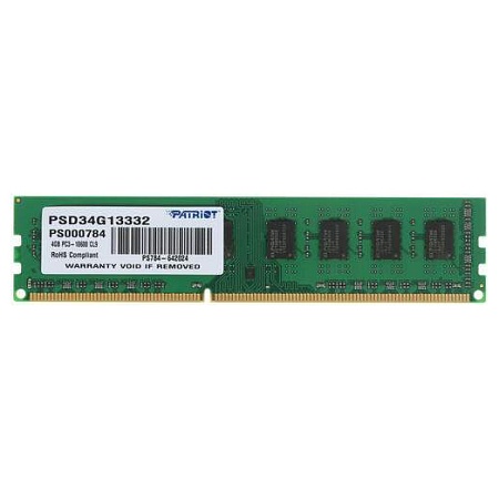 Оперативная память 4GB Patriot SL PSD34G13332 Оперативная память 4GB Patriot SL PSD34G13332