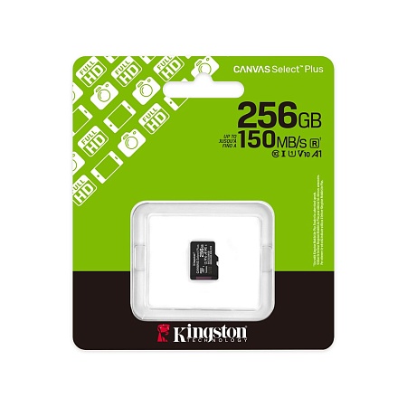 Карта памяти MicroSD 256GB Class 10 UHS-I Kingston SDCS3/256GBSP