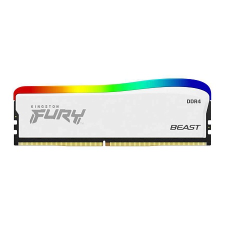 Оперативная память 8Gb Kingston Fury Beast White RGB KF432C16BWA/8