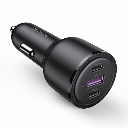 Автомобильное ЗУ Ugreen CD239 2*USB-C PD+USB-A 69W Fast Car Charger