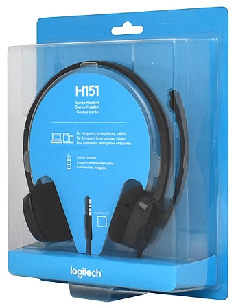 Гарнитура Logitech H151 981-000589 black