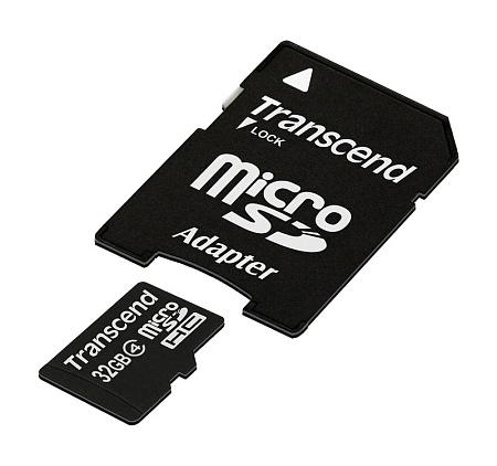 Карта памяти MicroSD 32GB Transcend TS32GUSDHC4
