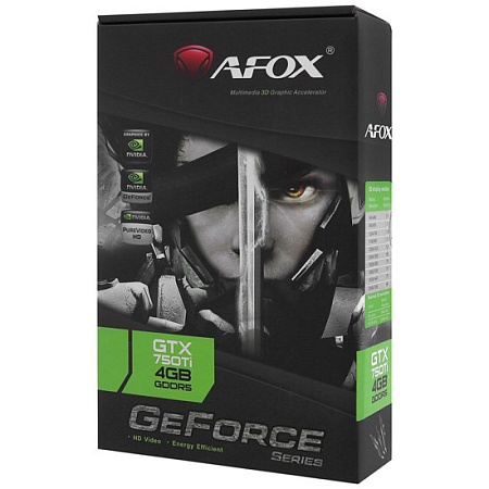 Видеокарта 4 GB Afox GTX750TI AF750TI-4096D5H1-V2