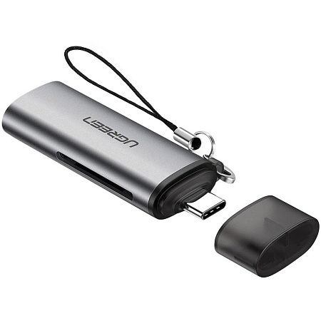 Картридер Ugreen CM184 USB-C TF + SD 50704