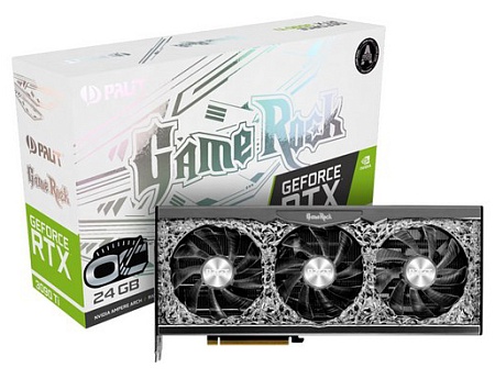 Видеокарта 24Gb PALIT RTX3090Ti GAMEROCK OC 24G NED309TS19SB-1022G Видеокарта 24Gb PALIT RTX3090Ti GAMEROCK OC 24G NED309TS19SB-1022G
