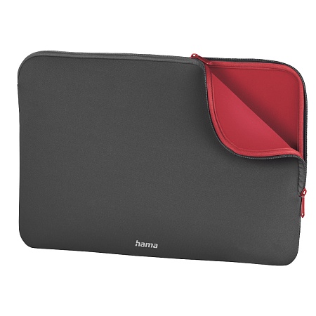 Чехол для ноутбука Hama Neoprene, 00216511, up to 17.3", Grey