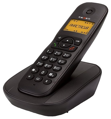 Телефон беспроводной Texet TX-D4505A черный