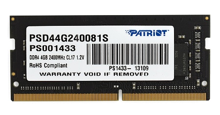 Оперативная память 4 GB Patriot PSD44G240081S