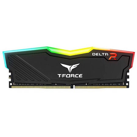 Оперативная память 32GB 3200MHz DDR4 Team Group  DELTA RGB PC-25600 CL16 1.35V TF3D432G3200HC16F01 Black