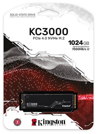 SSD накопитель 1024GB Kingston KC3000 SKC3000S/1024G