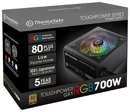 Блок питания 700W Thermaltake Toughpower GX1 RGB PS-TPD-0700NHFAGE-1