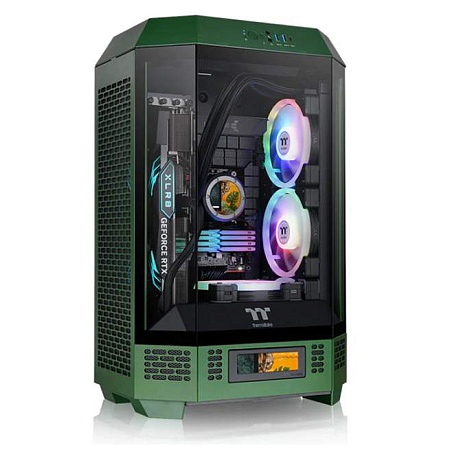 Корпус для ПК Thermaltake The Tower 300 Racing Green CA-1Y4-00SCWN-00
