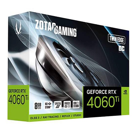 Видеокарта 8 GB ZOTAC GAMING RTX 4060 Ti TE OC ZT-D40610H-10M