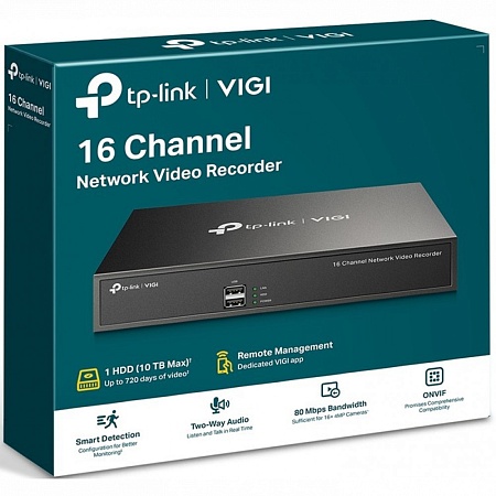 Цифровой видеорегистратор TP-Link VIGI NVR1016H