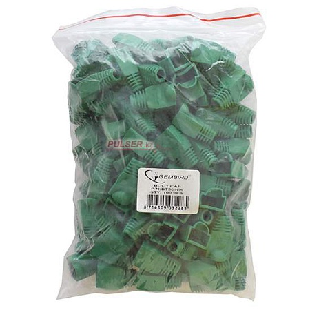 Коннектор RJ-45 Cablexpert BT5GN/5 (в пакете 100 штук) green