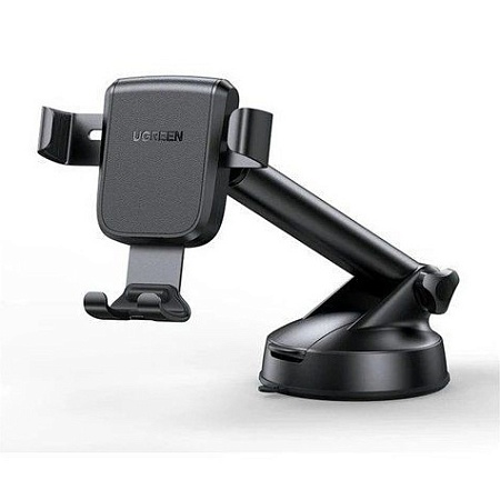 Держатель для телефона Ugreen LP200 Gravity Phone Holder with Suction Cup (Black) 60990B