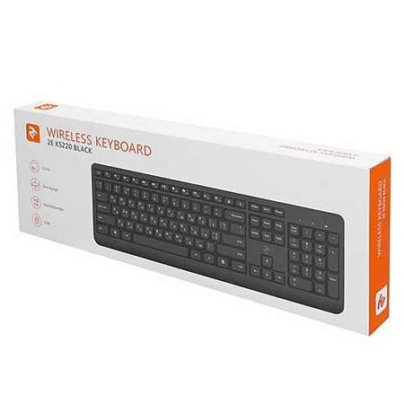 Клавиатура 2E KS220 Wireless 2E-KS220WB black