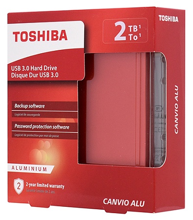 Внешний жесткий диск 2 TB Toshiba Canvio Alu HDTH320ER3AB