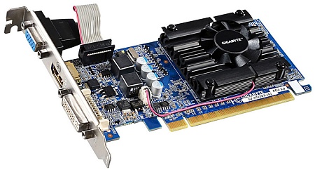 Видеокарта 1 GB Gigabyte nVidia GeForce GT210 GV-N210D3-1GI