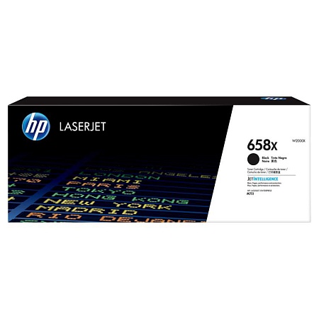 Картридж HP 658X Black W2000X