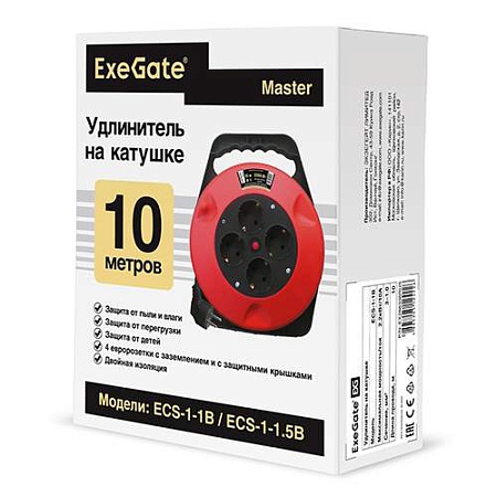 Удлинитель 250V ExeGate Master ECS-1-1B