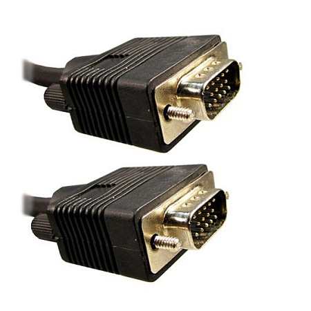 Интерфейсный кабель VGA 15M/15M Чёрный 3м