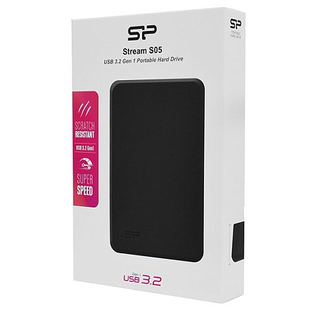 Внешний жесткий диск 2 TB Silicon Power S05 SP020TBPHD05SS3K black