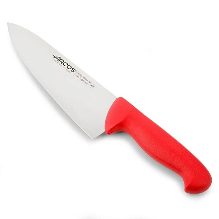 Нож шеф Arcos 2900 290722 200мм красный