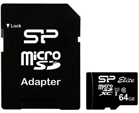 Карта памяти microSDXC 64GB Silicon Power SP064GBSTXBU1V10SP