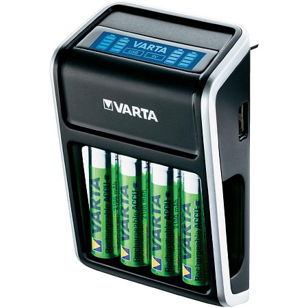 Зарядное устройство Varta LCD Plug Charger NiMH, AC110V+240V