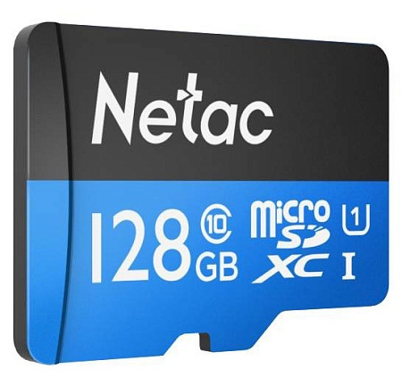 Карта памяти MicroSD 128GB Netac P500STN