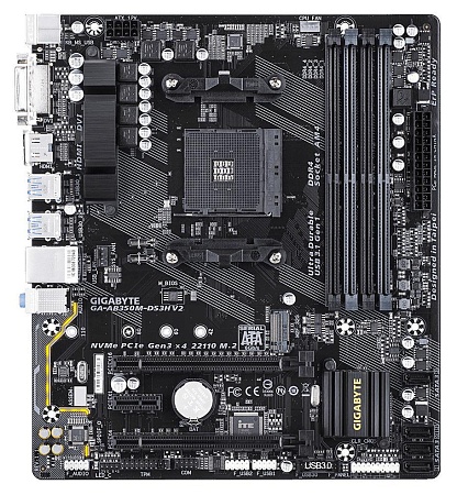 Материнская плата Gigabyte GA-AB350M-DS3H-V2