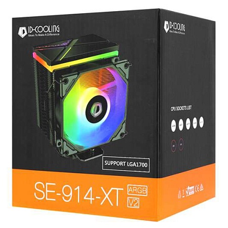 Кулер для процессора ID-Cooling SE-914XT ARGB V2 Кулер для процессора ID-Cooling SE-914XT ARGB V2